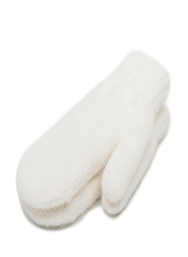 FGSS Winter Warm Mittens for Women Men - Soft Faux Rabbit Fur Mittens Elastic Cuff Fashionable Stretchy Knit Gloves Cold Weather - Image 2